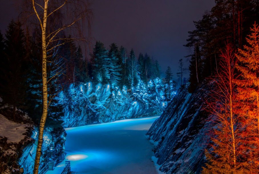 Ruskeala Marble Canyon, Karelia, Russia